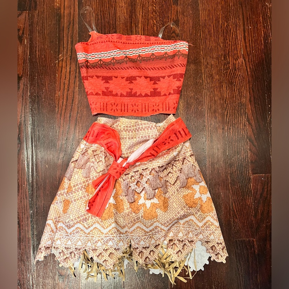 Moana Costume Size 4-6x